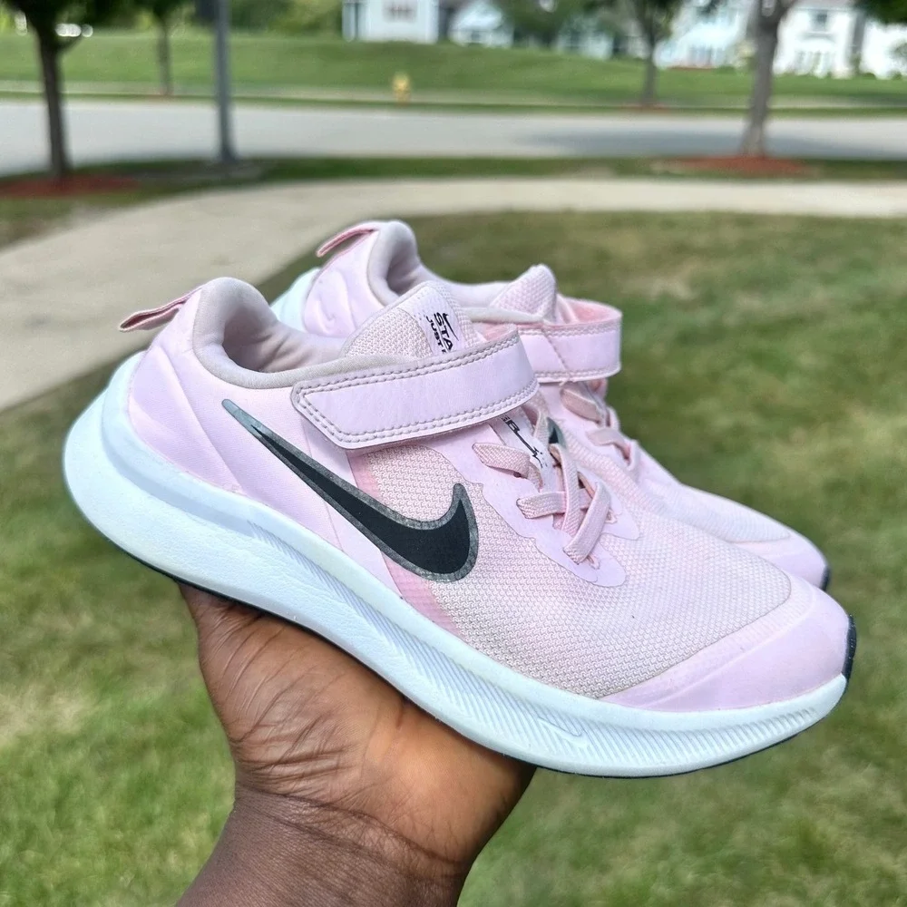 Nike Star Runner 3 Little Kids Athletic Shoes Size 1.5Y Pink Sneakers